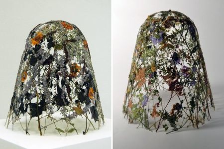 Des fleurs séchées deviennent des œuvres d’Art !