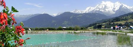 Piscine naturelle : l'exemple de Combloux en Savoie