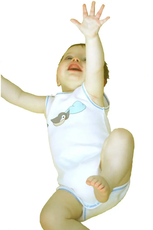 Body Bébé Sans Manche Pima Coton bio Peau Ethique