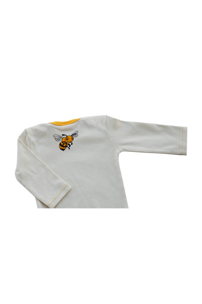 Body Manches Longues Coton Bio Abeille, body bio, body abeille