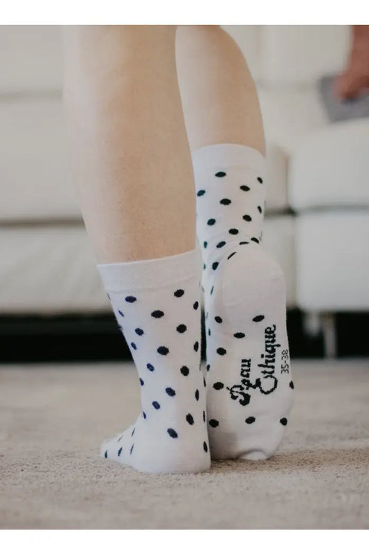 Chaussettes petits points Peau Ethique