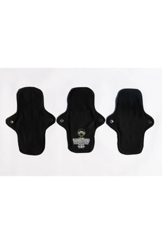 Lot de 3 serviettes hygiéniques lavables - flux normal Peau Ethique