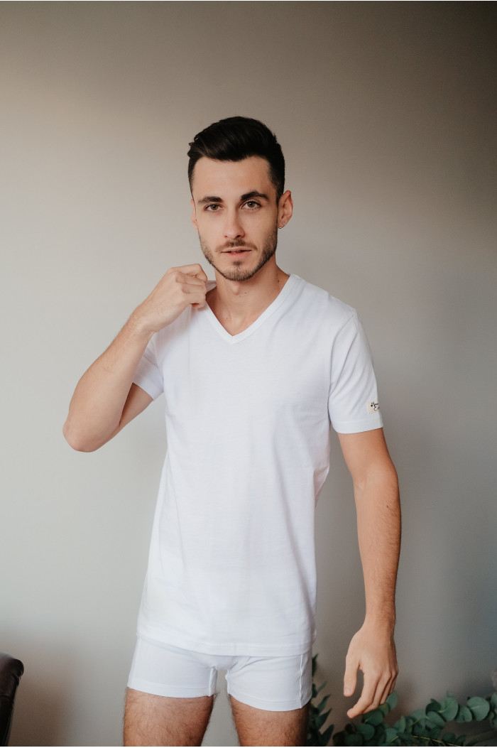 Tee-Shirt Homme coton biologique Blanc