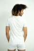 Tee-shirt homme en coton biologique, sous-vêtement homme, tee-shirt blanc