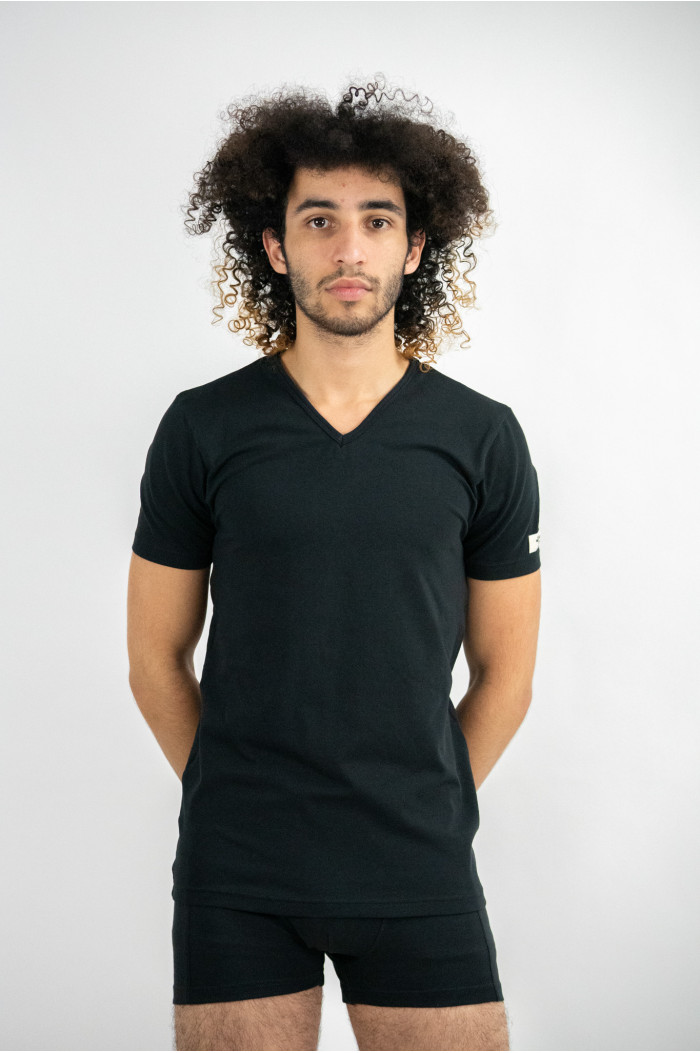 Tee-Shirt Homme coton biologique Noir