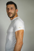 teeshirt col rond homme, teeshirt blanc, teeshirt sous chemise, teeshirt basique
