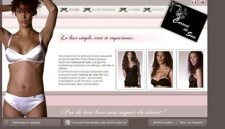Caresse de Soie -- Le Site Peau Ethique
