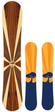 Des snowboards verts …