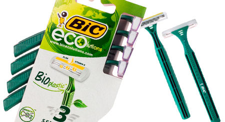 Des rasoirs jetables se prétendant écologiques…