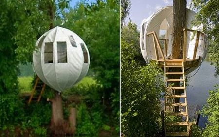 Bubble Tree … : Mieux qu’une cabane, une bulle…