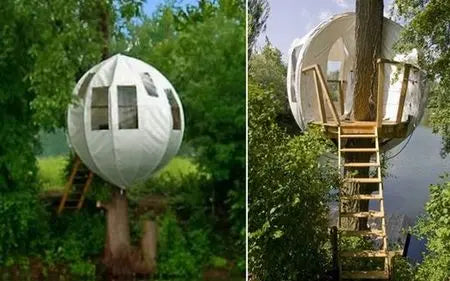 Bubble Tree … : Mieux qu’une cabane, une bulle… Peau Ethique