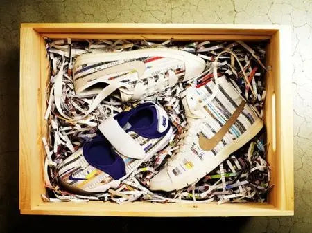 Nike lance des baskets écolos avec des magazines recyclés… Peau Ethique