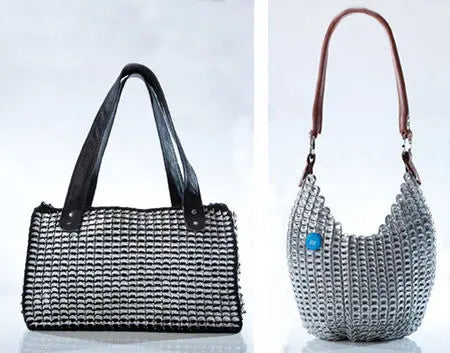 Des sacs en cannettes … oui mais du haut de gamme ! Peau Ethique