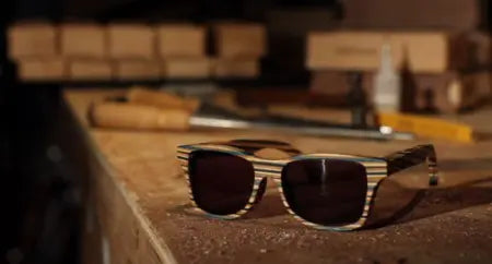 Des lunettes de soleil en skate Peau Ethique