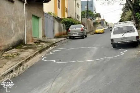 Une scène de crime remplacée par des arbres Peau Ethique