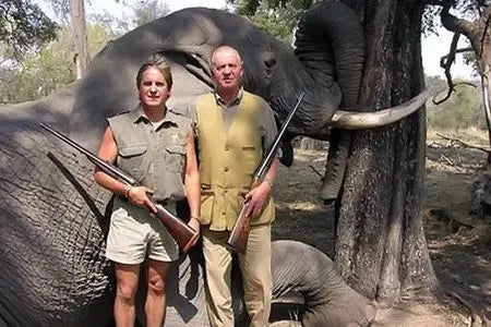 Quand le roi d'Espagne part à la chasse aux éléphants. Peau Ethique