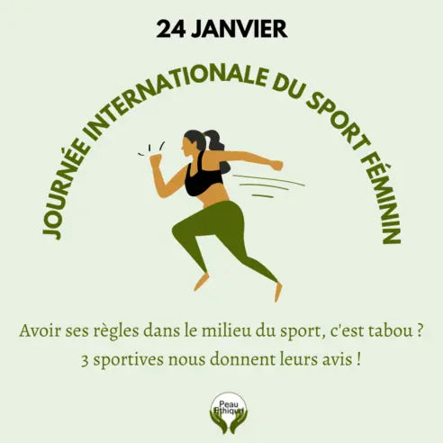 Être une femme qui a ses règles dans le milieu du sport Peau Ethique