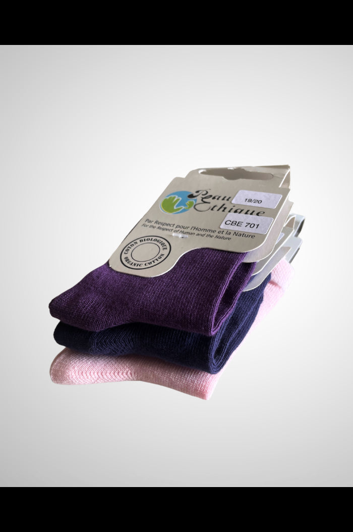 3 paires de chaussettes bébé