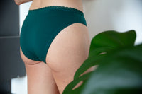 Slip dentelle en coton biologique