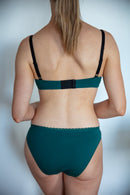 Slip dentelle en coton biologique