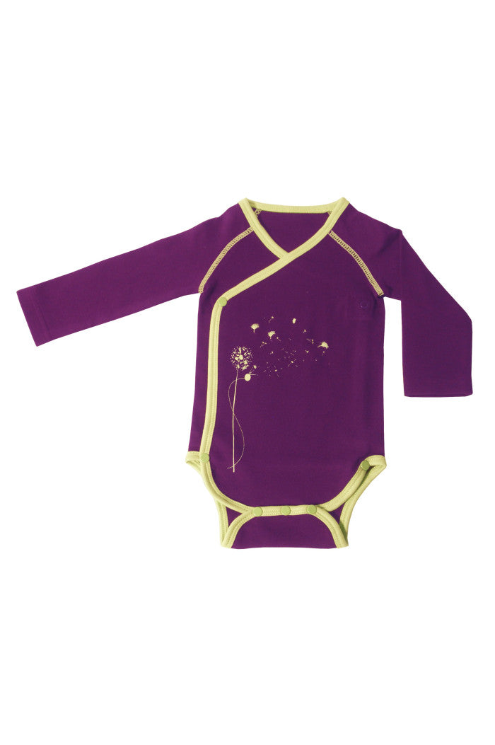 Body Croisé Manches longues Nature Coton bio
