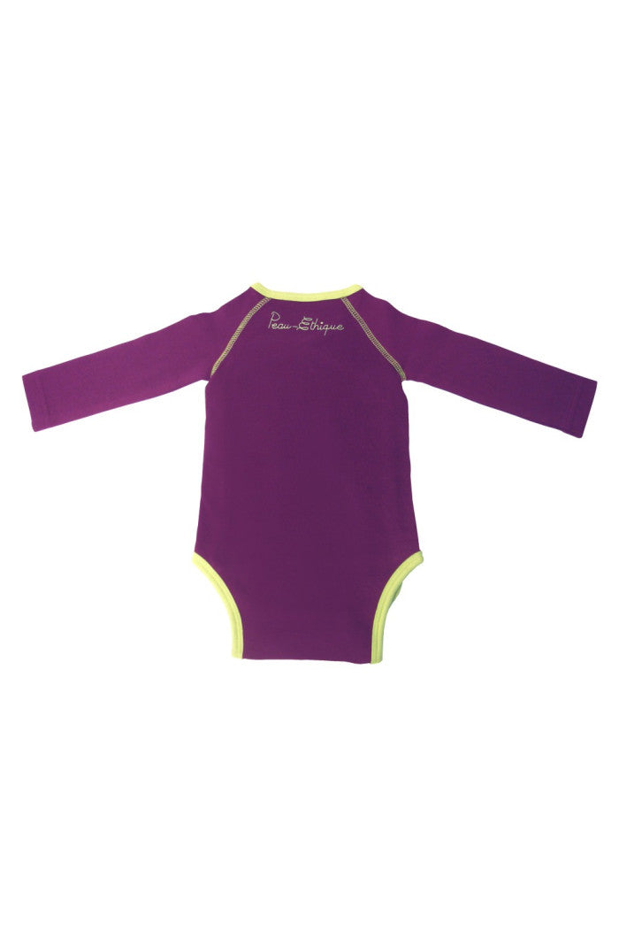 Body Croisé Manches longues Nature Coton bio