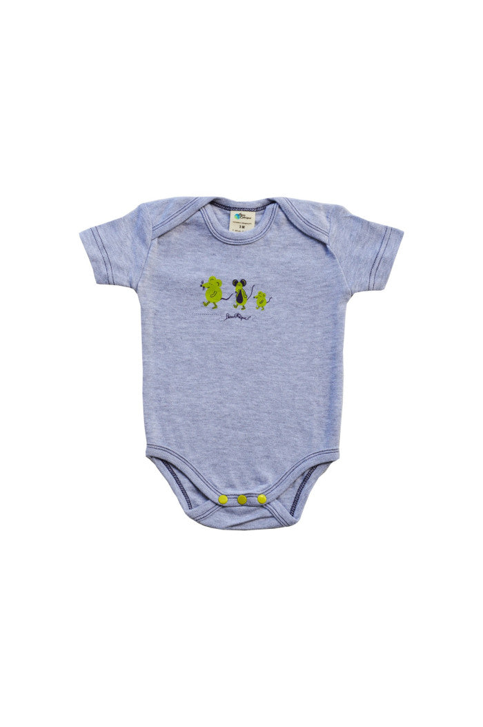 Body Manches courtes Souris, body bio, body bébé