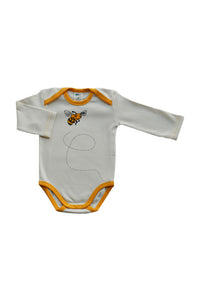 Body Manches Longues Coton Bio Abeille, body bio, body abeille