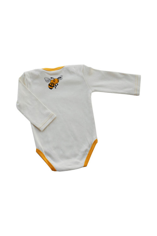 Body Manches Longues Coton Bio Abeille, body bio, body abeille