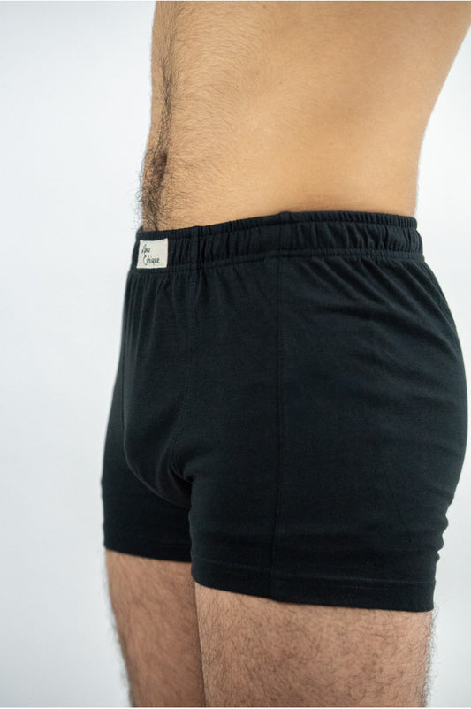 Boxer homme coton biologique, homme en boxer, boxer bio, caleçon bio, meilleur boxer homme, boxer Peau-Ethique