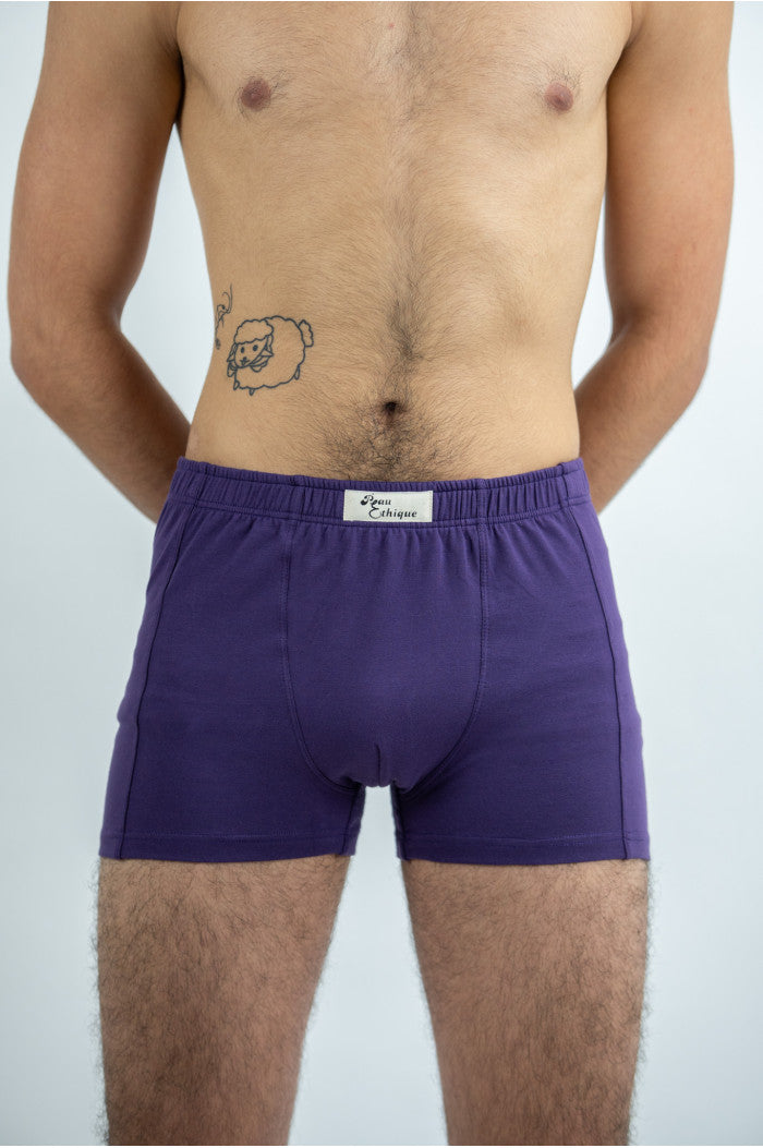 Boxer Homme en coton biologique, sous-vêtement homme, caleçon homme, caleçon bio, boxer Peau-Ethique