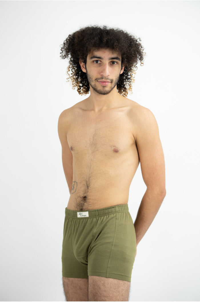 Boxer Homme en coton biologique, sous-vêtement homme, caleçon homme, caleçon bio, boxer bio, boxer Peau-Ethique
