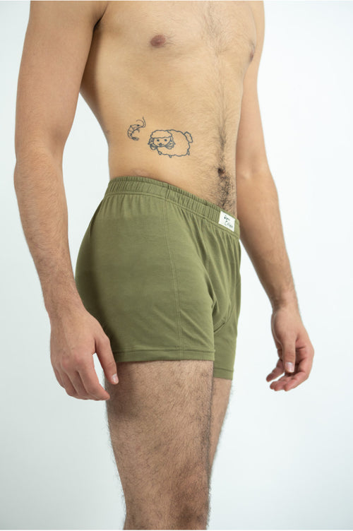 Boxer Homme en coton biologique, sous-vêtement homme, caleçon homme, caleçon bio, boxer bio, boxer Peau-Ethique