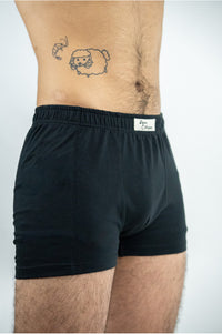 Boxer homme coton biologique, homme en boxer, boxer bio, caleçon bio, meilleur boxer homme, boxer Peau-Ethique
