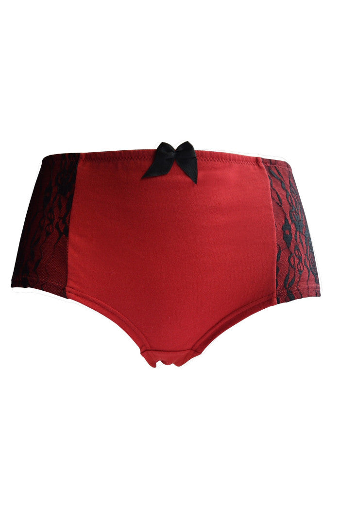 Boxer Sublime coton biologique Rouge