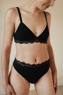Brassière noire dentelle