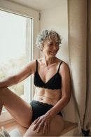Brassière noire dentelle