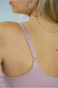 brassière femme rose, brassière coeur croisé, brassière cache-coeur, brassière maintien, brassière coton