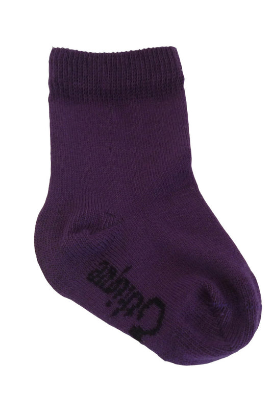 Chaussettes bébé Violet coton biologique, chaussettes bébé, chaussettes bio