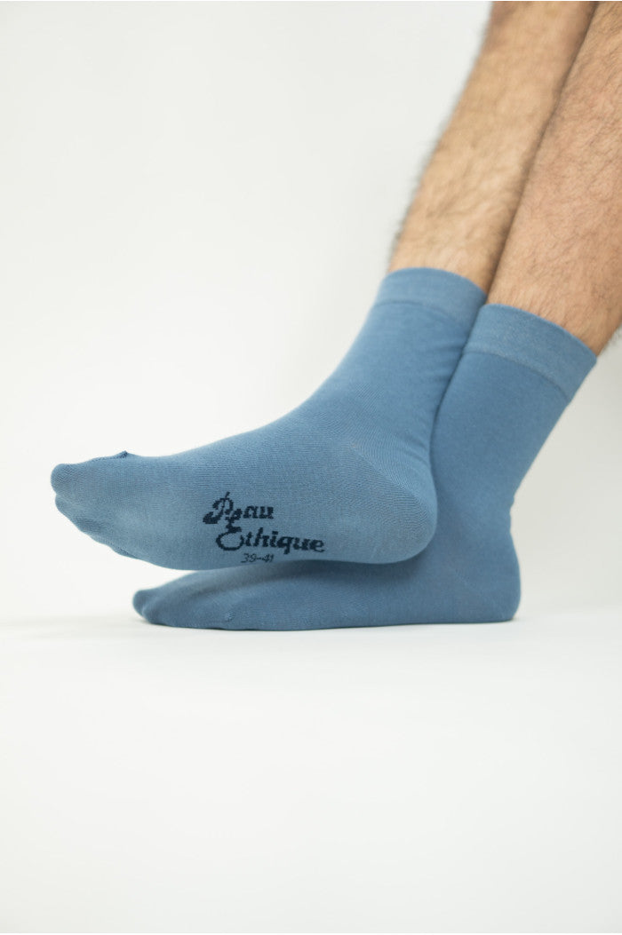 chaussettes coton, chaussettes homme, chaussettes femme, chaussettes bleu, chaussettes bio, chaussettes france