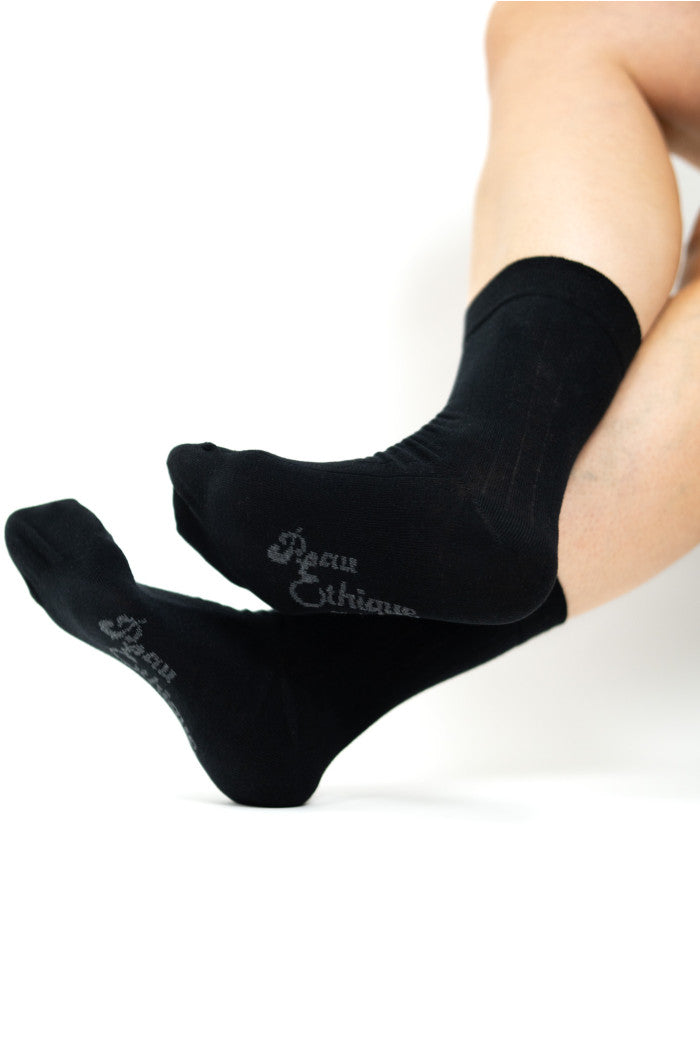 Chaussettes côtelées