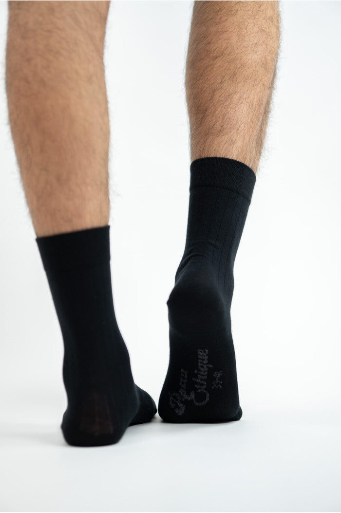 Chaussettes côtelées