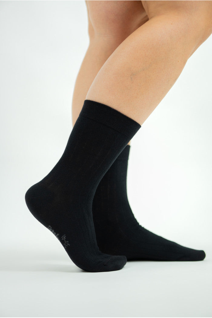 Chaussettes côtelées