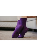 Chaussettes Coton bio, chaussettes bio, chaussettes coton, chaussettes violette, chaussettes homme