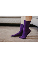 Chaussettes Coton bio, chaussettes bio, chaussettes coton, chaussettes violette, chaussettes homme