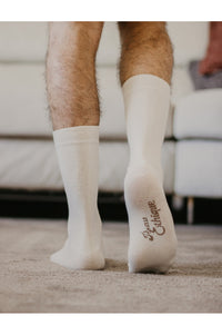Chaussettes Ecru, chaussettes non teintees, chaussettes bio, chaussettes coton, chaussettes nature