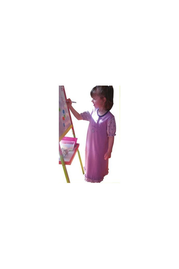 Chemise de nuit manches courtes coton bio-23