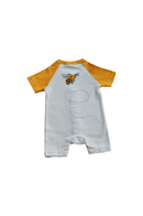 Combicourt Abeille, pyjama été bio pour bébé, vêtement été bébé bio