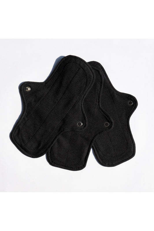 3er-Pack waschbare Binden – starke Blutung