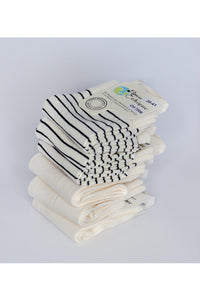 Lot de chaussettes claires, lot de chaussettes coton bio, chaussettes naturel, chaussettes sans elastique